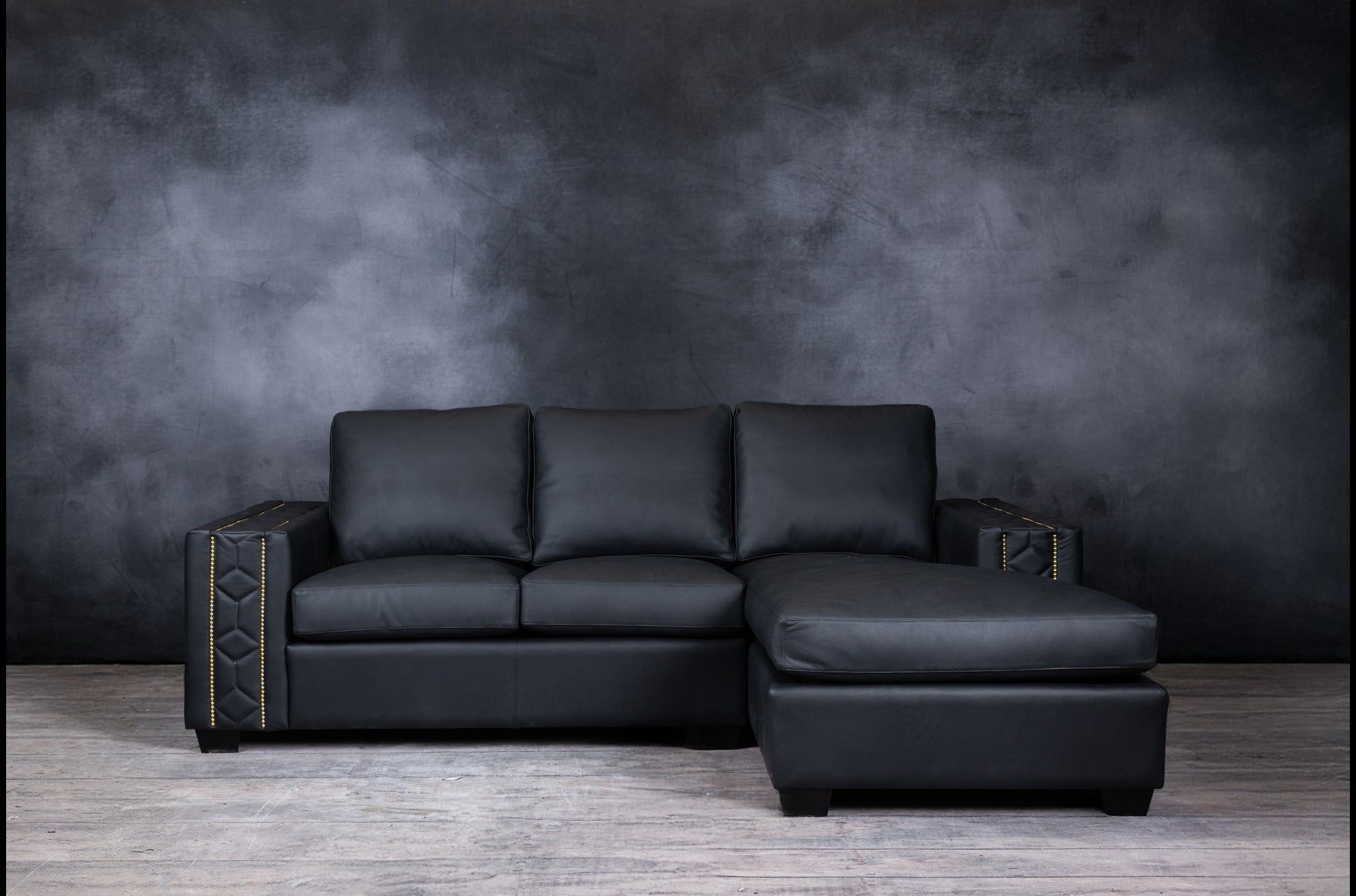 RALPH LEATHER SOFA CHAISE RHF