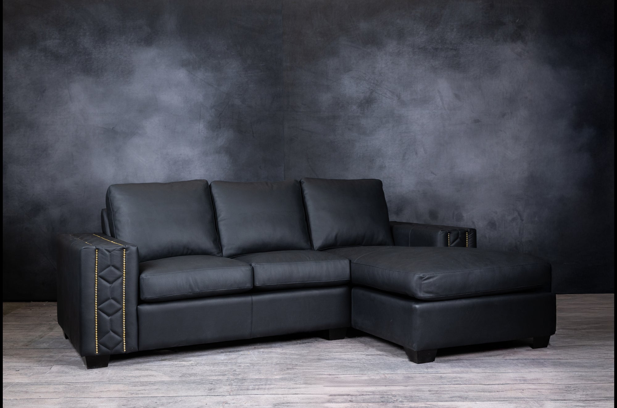 RALPH LEATHER SOFA CHAISE RHF