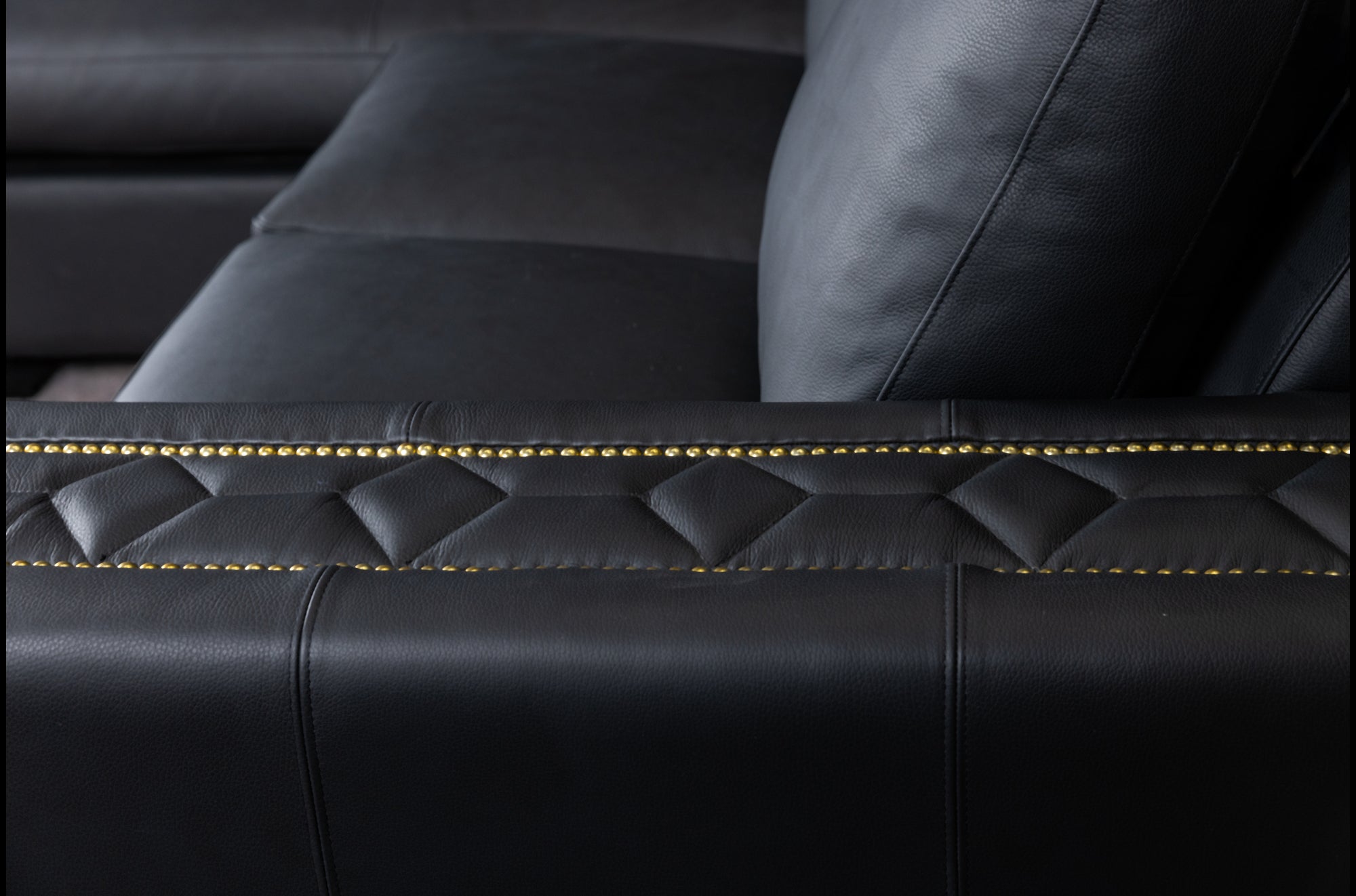 RALPH LEATHER SOFA CHAISE LHF