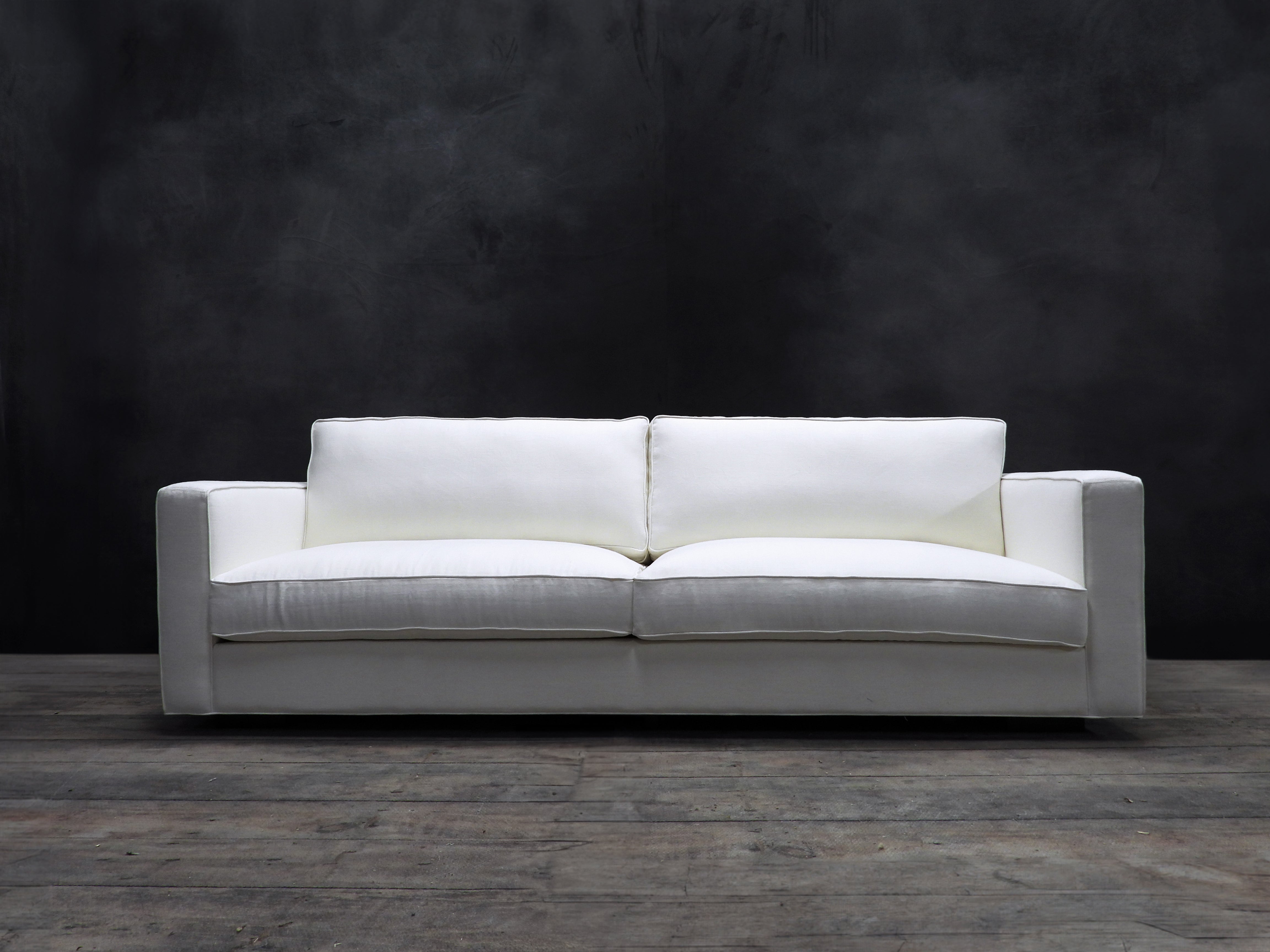 MADISON LEATHER SOFA SLIM ARM