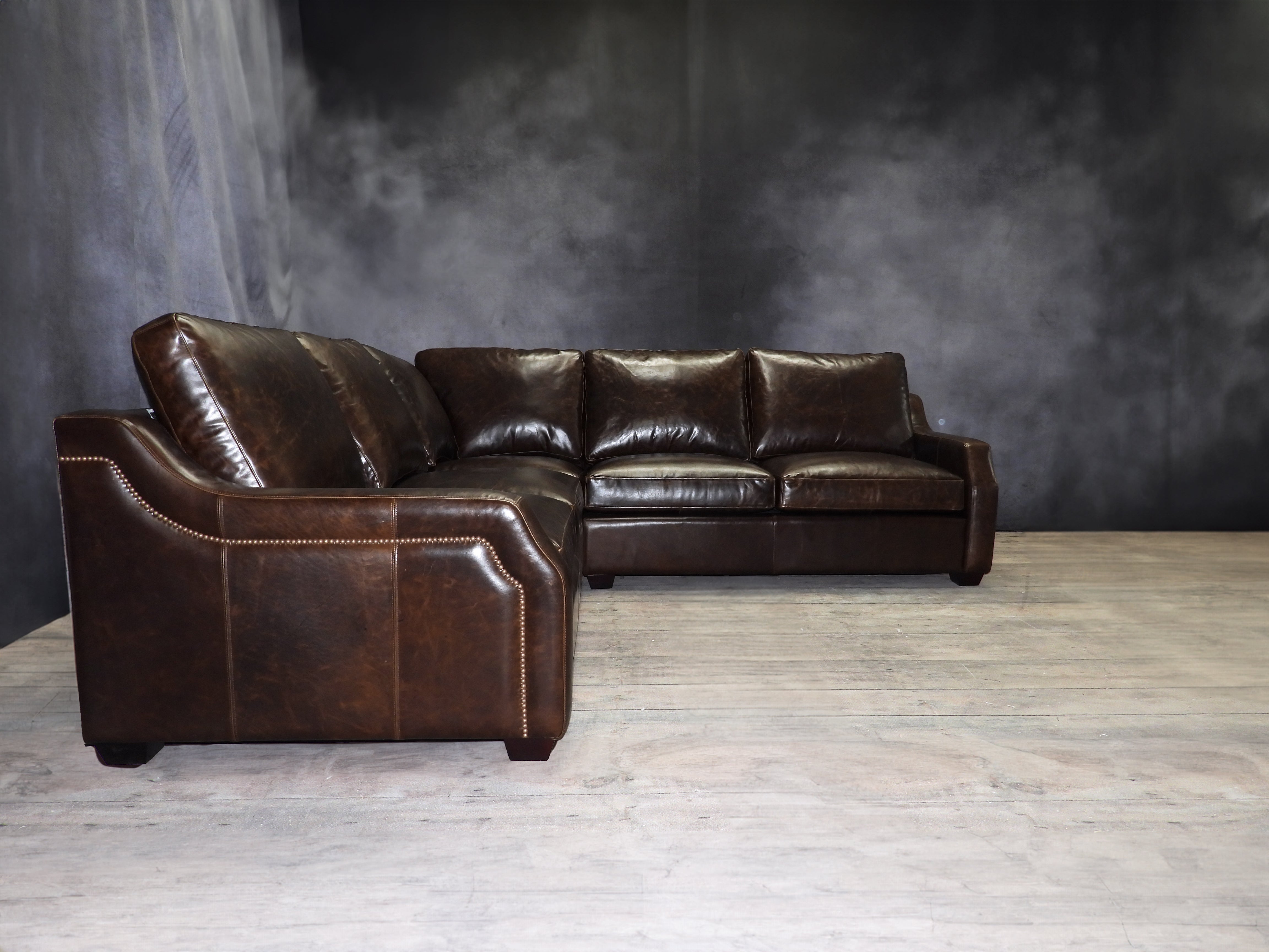 EL PASO LEATHER SECTIONAL