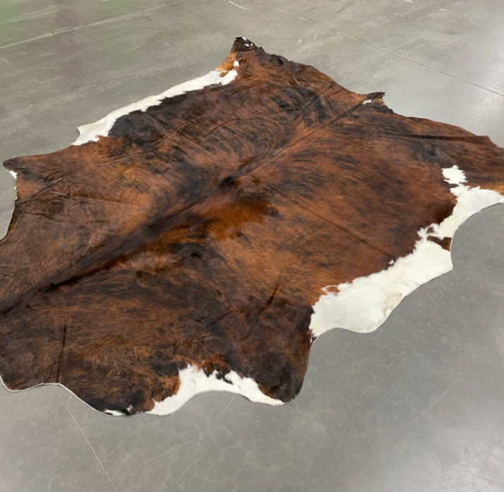 Brown Brindle Cowhide