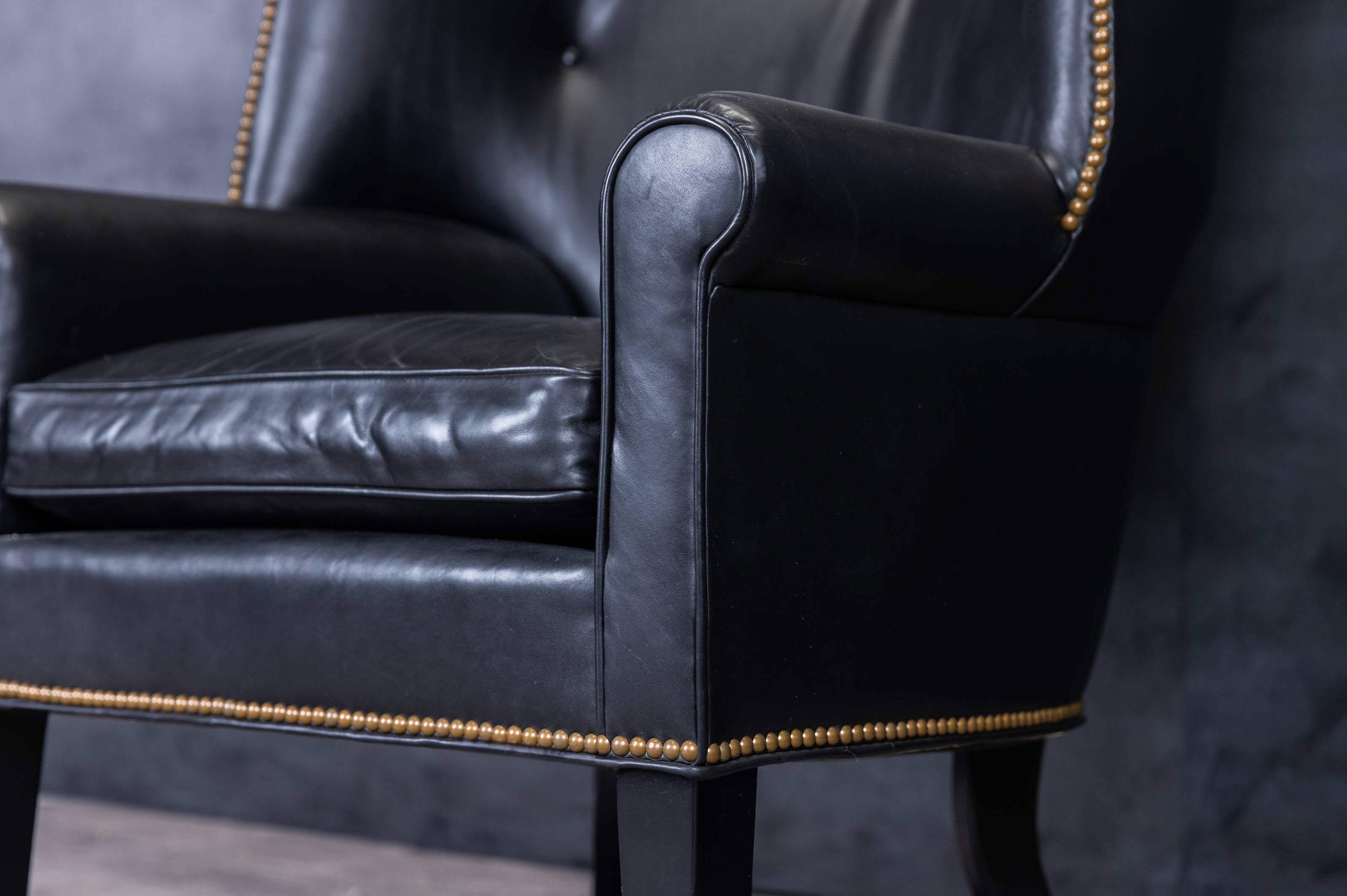 AXEL ROD LEATHER CHAIR