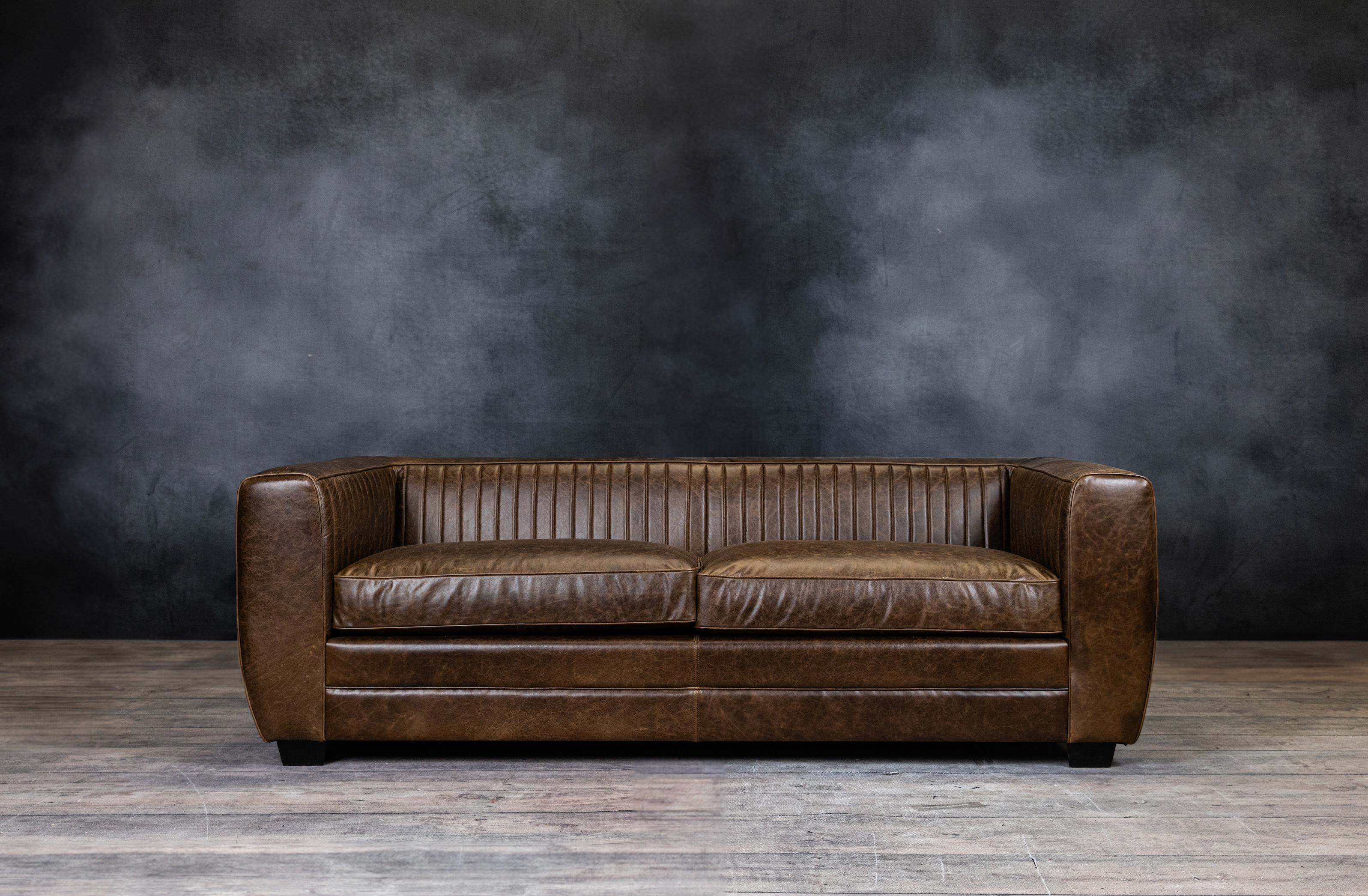 SHELBY LEATHER SOFA