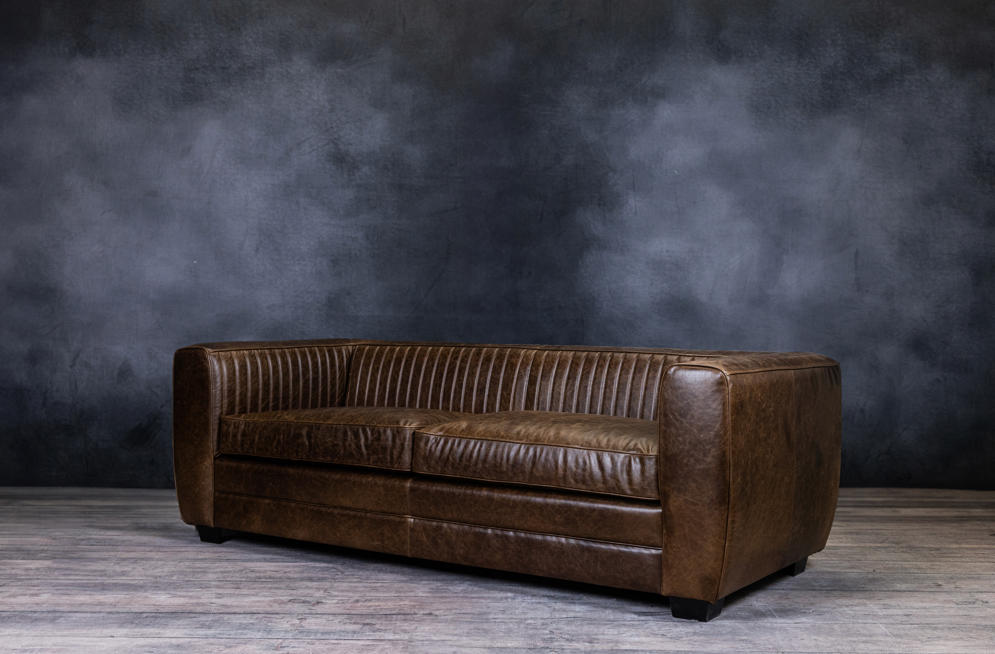 SHELBY LEATHER SOFA