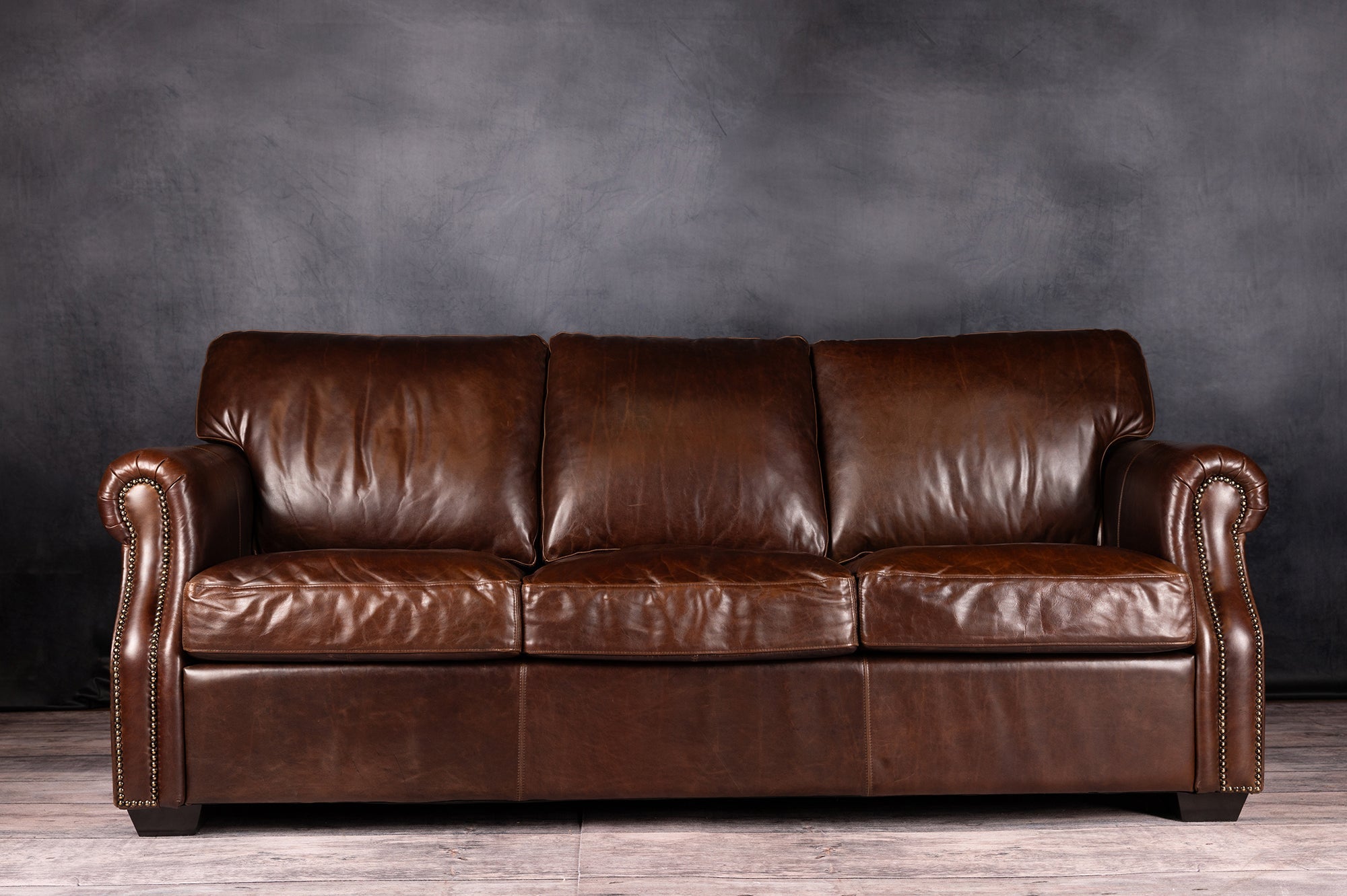 TEXAS LEATHER SOFA BED